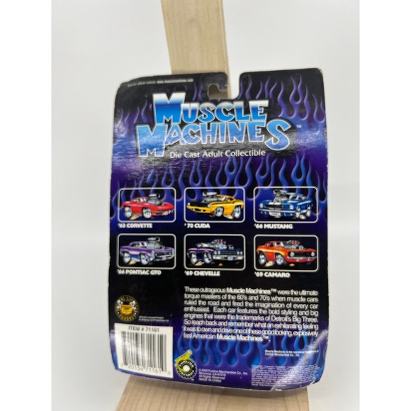 MUSCLE MACHINES 1940 JEEP WILLYS PICKUP TRUCK BLUE 1/64 Diecast B2 01-71 - Picture 4 of 4